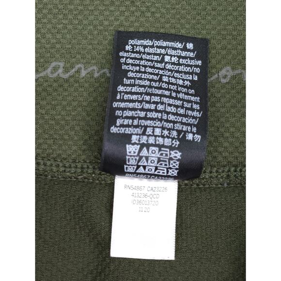 PINK Active Size S “I Am Strong” Olive Green Seamless High-Waisted Leggings - Picture 10 of 13